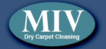 Mark IV Dry Carpet Cleaning Logo Blue Background